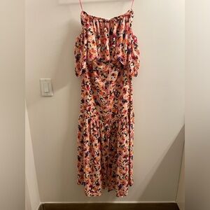 Vibrant Floral Maxi Dress